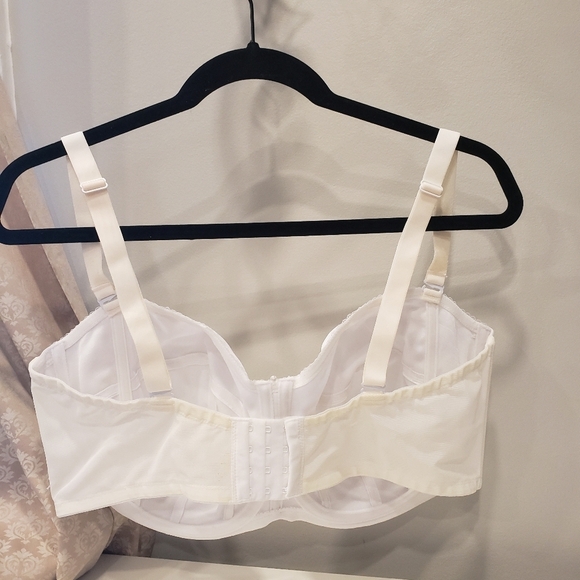 Dominique White Full Figure Convertible Underwire Bra - Sz 44G - Picture 3 of 8